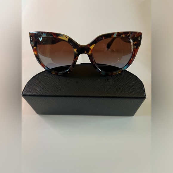 Prada Cat Eye Sunglasses Multicolor Frame 52 mm - Picture 9 of 9